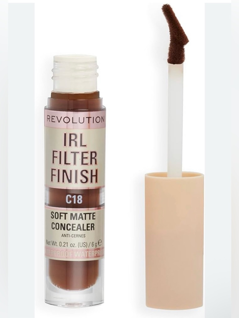 Revolution IRL Filter Finish Soft Matte Concealer - C18 Brown